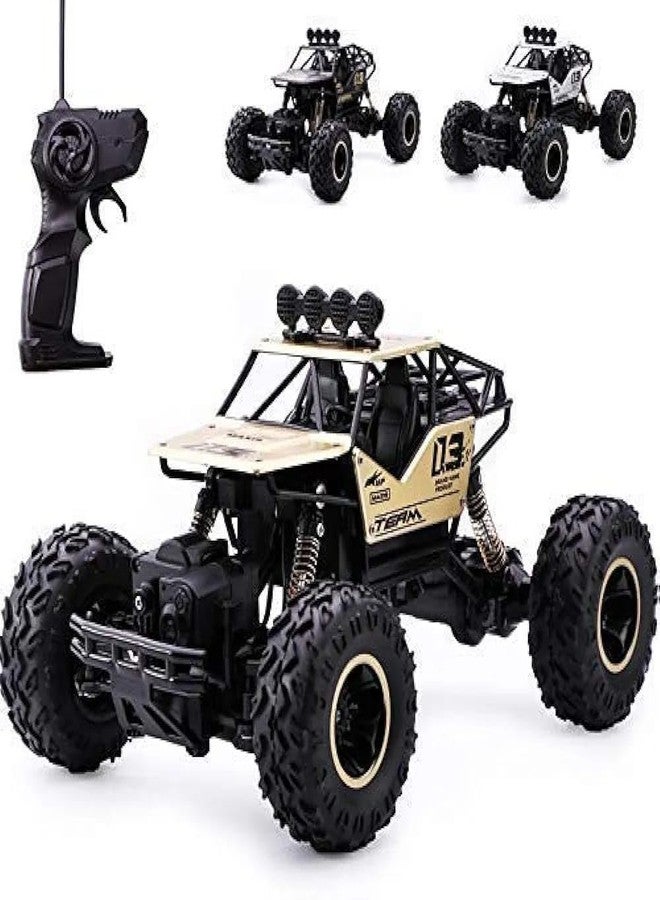 TEMSON 1:16 Rock Crawler Off Road R/C Car Monster Truck Kids Toys Remote Control (4 Wheel)(Multicolor)(6141) - Image 1